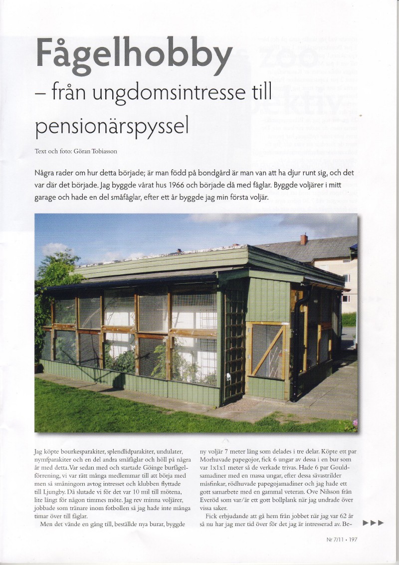 Fågelhobby nr. 7/11